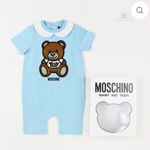 Moschino Light Blue Teddy Bear One Piece